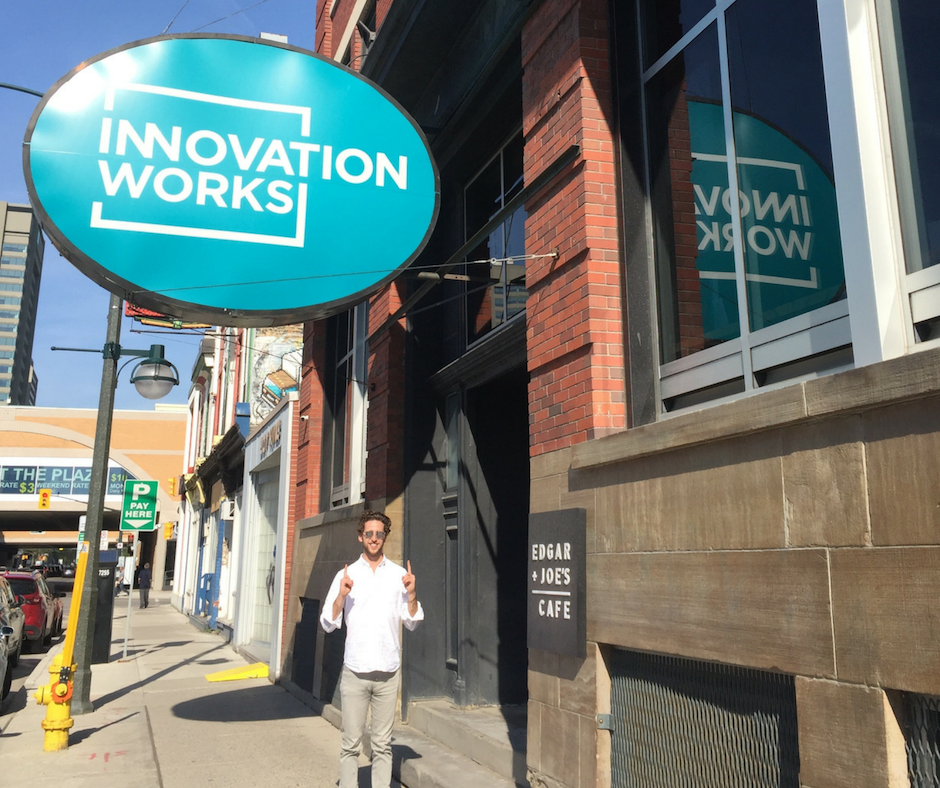 Outdoor sign of Innovation Works