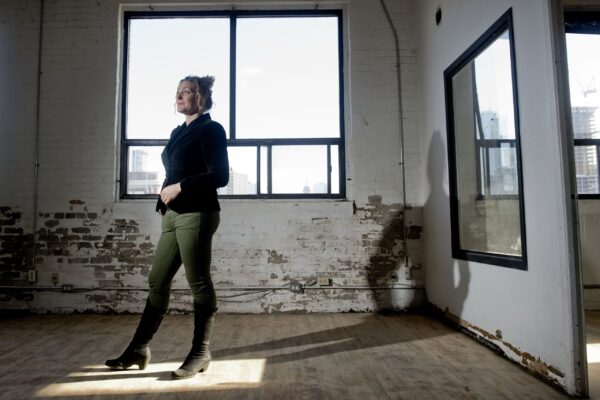 TORONTO, ONTARIO: Thursday, November 20, 2014 -  Tonya Surman, CEO and founding executive director of the Centre for Social Innovation, poses in one of the spaces in the new location for her Centre for Social Innovation in Toronto, Ontario on Thursday, November 20, 2014.

(Laura Pedersen/National Post)

(For Toronto story by Elisa Birnbaum)