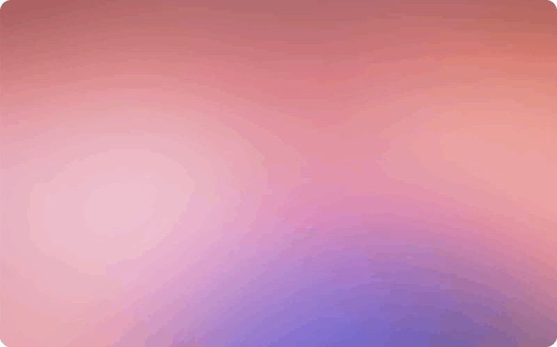 A soft, blurred gradient background with pink, peach, and purple tones blending smoothly.